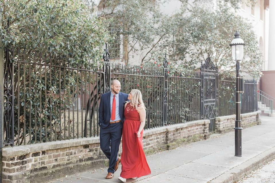 5 year anniversary photos in our new city Charleston- photo by Palmetto Rose Photography